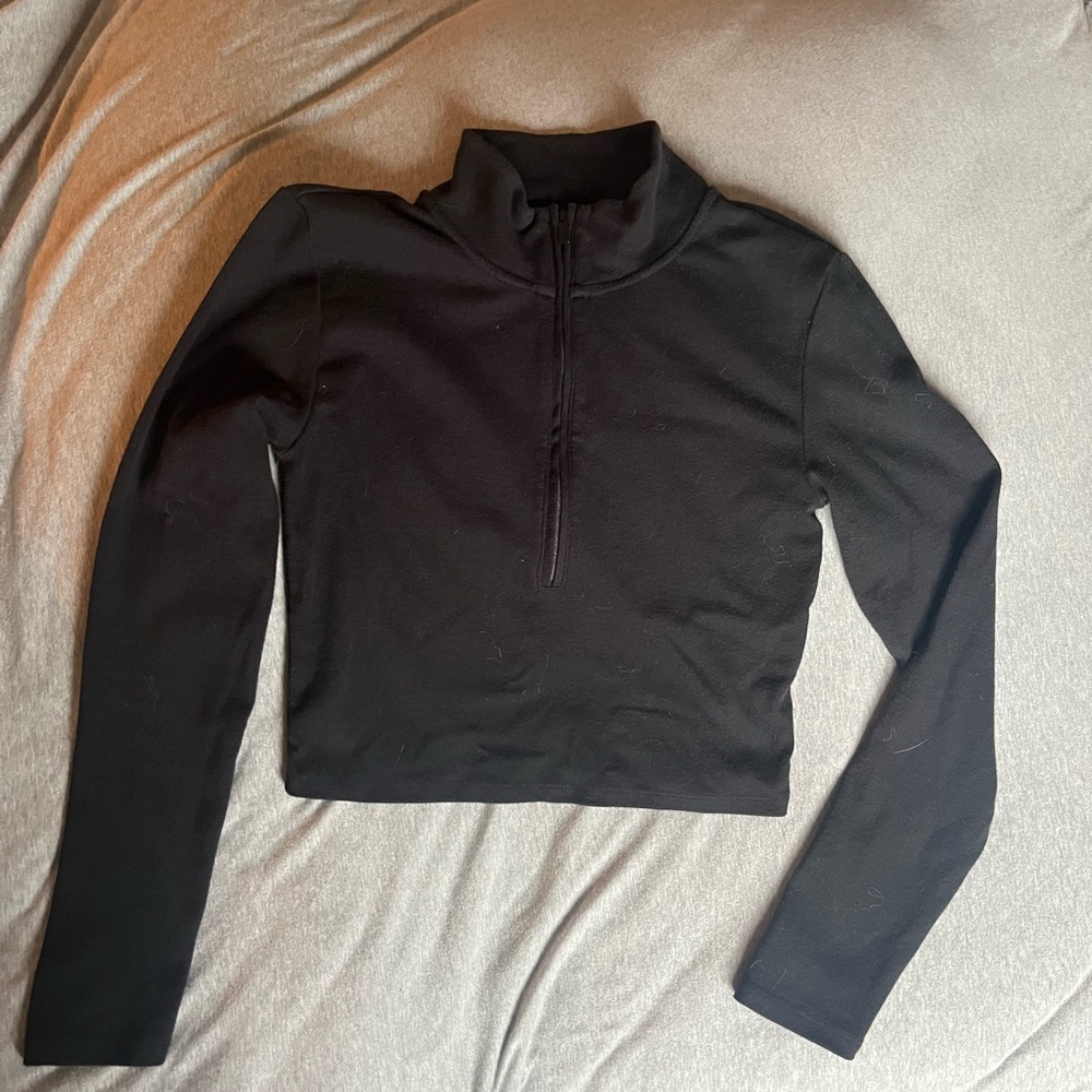 Sun-deh Sunday best fitted quarter zip